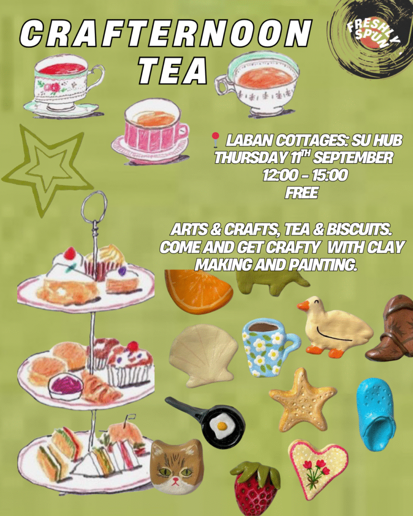 Crafternoon Tea, Thursday 11th