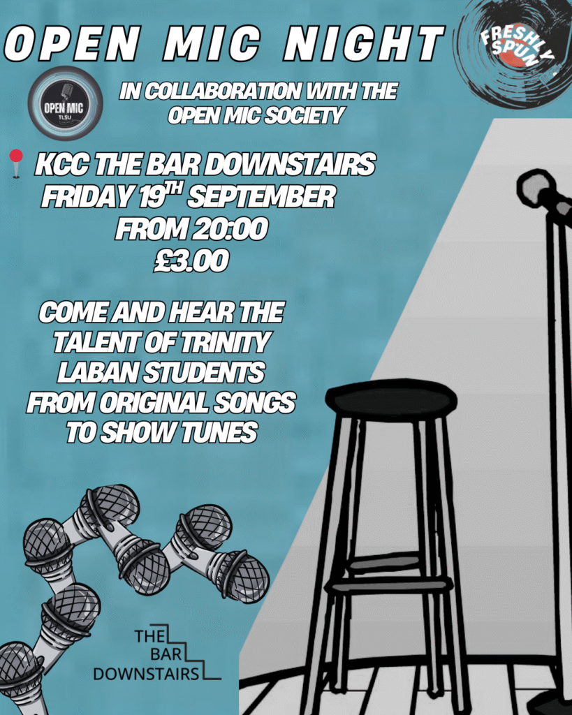 Friday 20th, open mic night