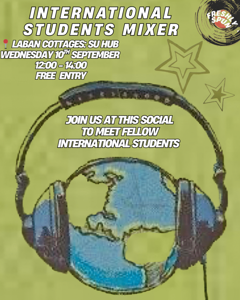 International Students Mixer, Wednesday 10th